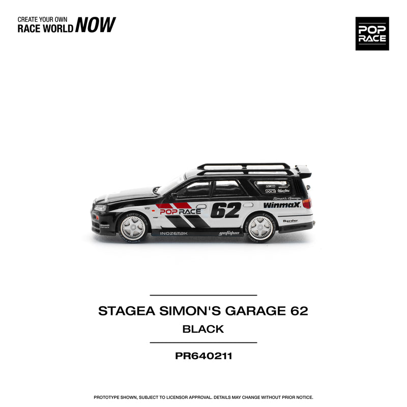 *PREORDER* Pop Race 1:64 Nissan Stagea SIMON'S GARAGE