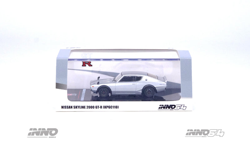 INNO64 1:64 Nissan Skyline 2000GT-R (KPGC110) in Silver