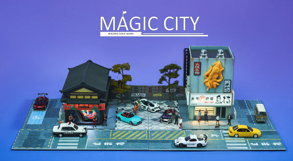 Magic City 1:64 Mazda Showroom & Japanese Squid Yaki Shop