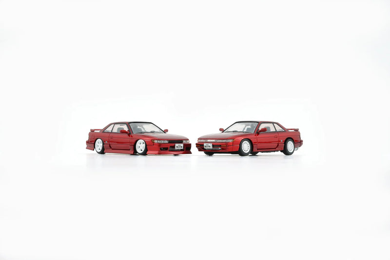 BM Creations 1:64 Nissan 180SX (LHD) in Red Metallic