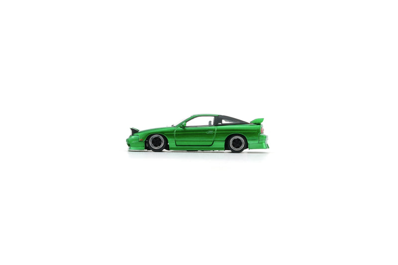 BM Creations 1:64 Nissan 180SX in Metallic Green