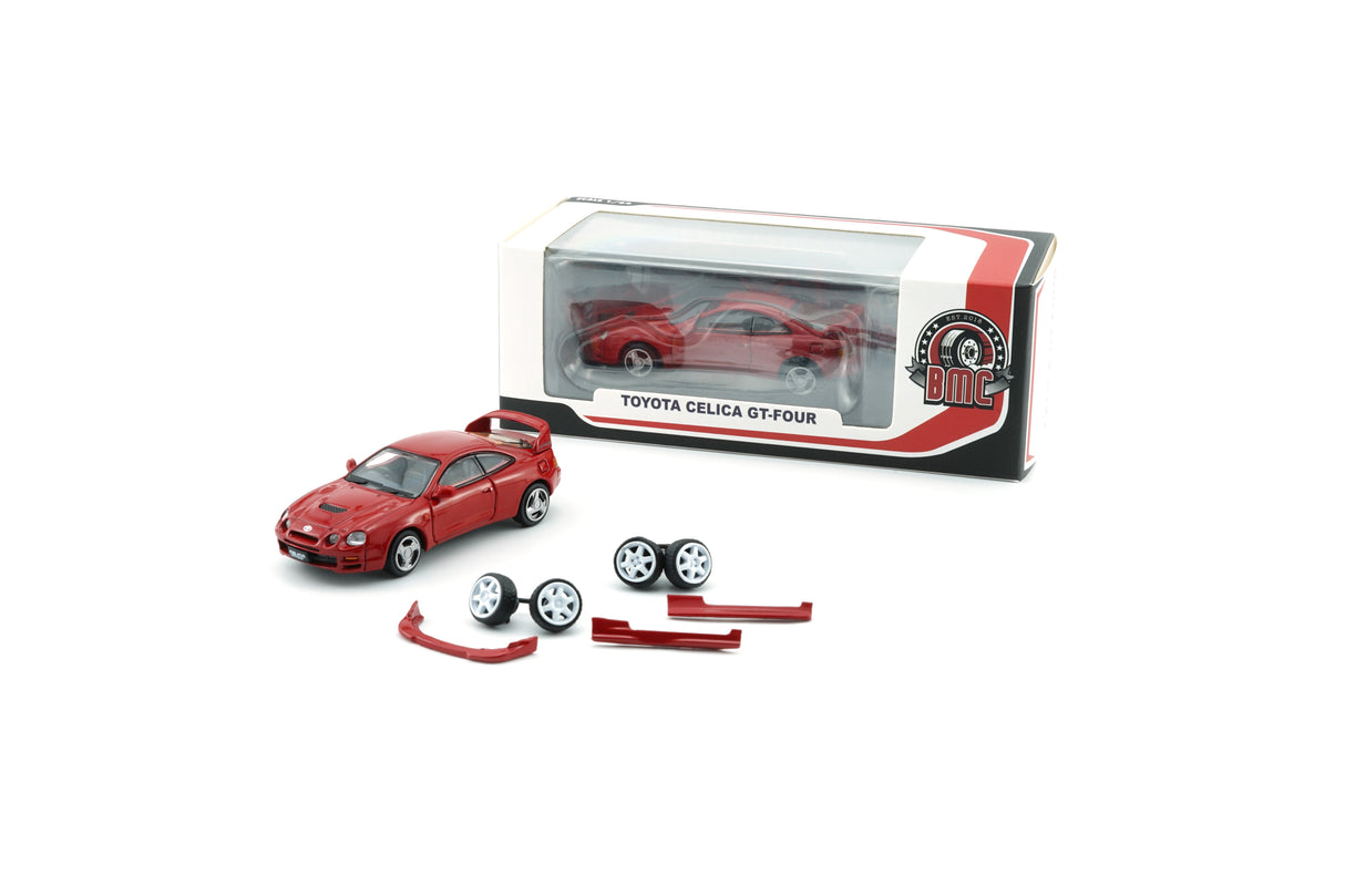 *PREORDER* BM Creations 1:64 Toyota Celica GT-Four (RHD) in Red