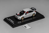 MotorHelix 1:64 Honda Civic Type-R (FL5) in Sonic Grey Pearl