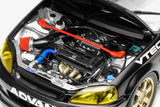 MotorHelix 1:18 Honda Civic Type-R (EK9) No Good Racing Edition in Black