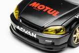 MotorHelix 1:18 Honda Civic Type-R (EK9) No Good Racing Edition in Black