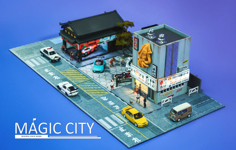 Magic City 1:64 Mazda Showroom & Japanese Squid Yaki Shop