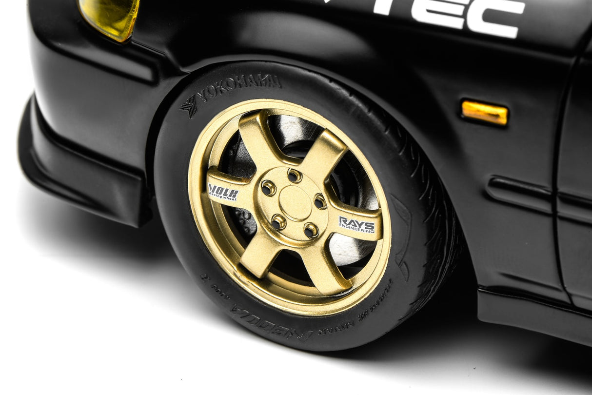 MotorHelix 1:18 Honda Civic Type-R (EK9) No Good Racing Edition in Black
