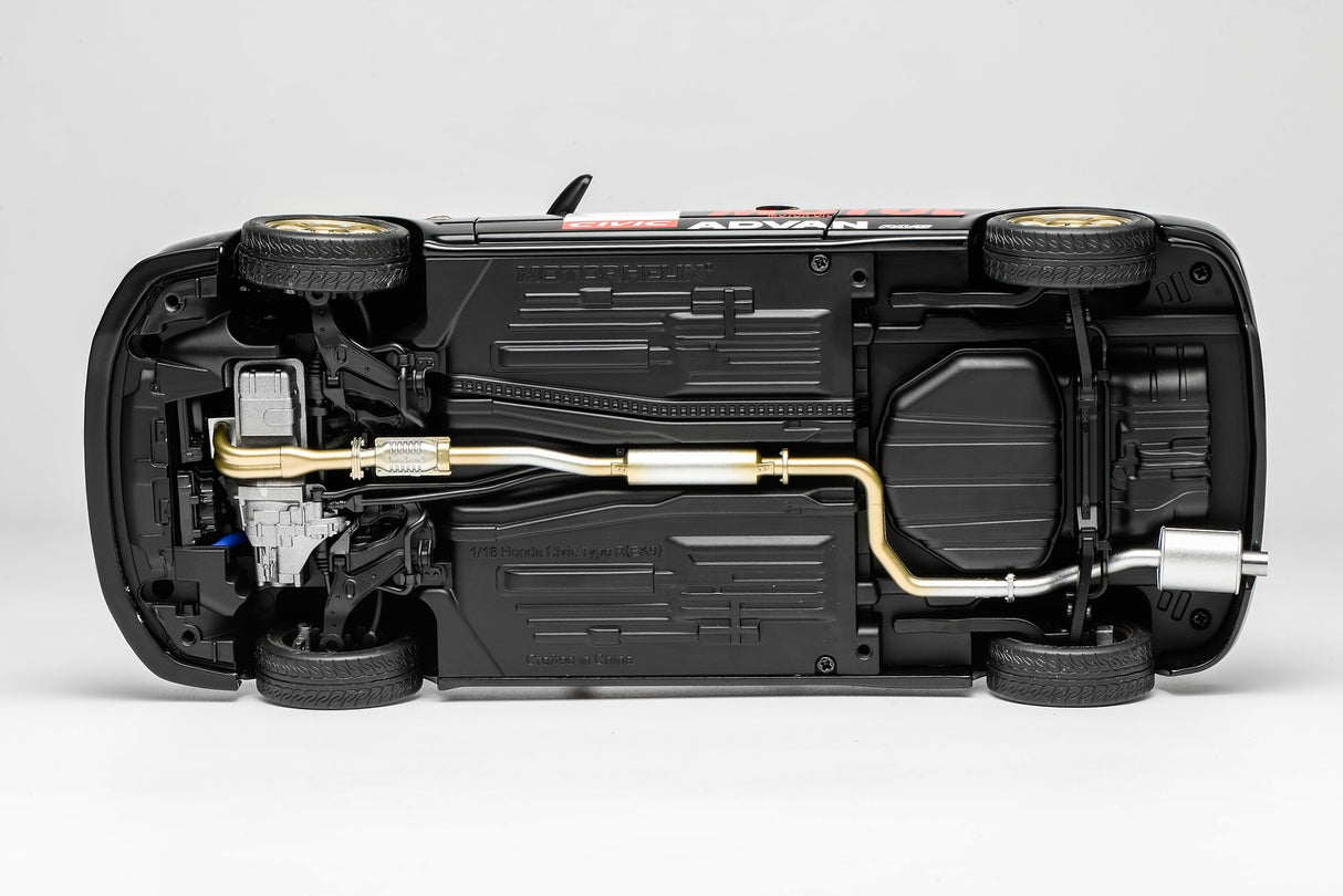 MotorHelix 1:18 Honda Civic Type-R (EK9) No Good Racing Edition in Black