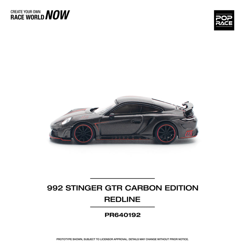 *PREORDER* Pop Race 1:64 Porsche 992 Stinger GTR Carbon Fiber Edition V2