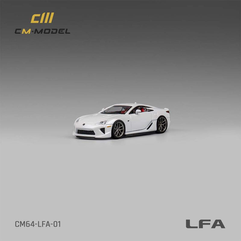 CM Model 1:64 Lexus LFA in Pearl White