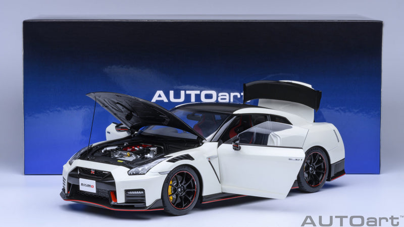 AUTOart 1:18 Nissan GT-R (R35) NISMO 2022 Special Edition in Brilliant White Pearl