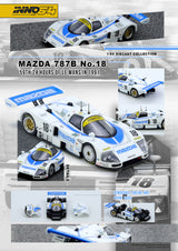 *PREORDER* INNO64 1:64 Mazda 787B #18 59th 24 HR Le Mans 1991