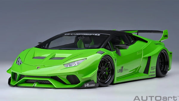 AUTOart 1:18 Lamborghini Huracan GT LBWK Silhouette Works in Pearl Green