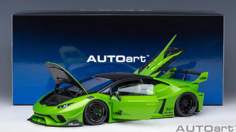 AUTOart 1:18 Lamborghini Huracan GT LBWK Silhouette Works in Pearl Green