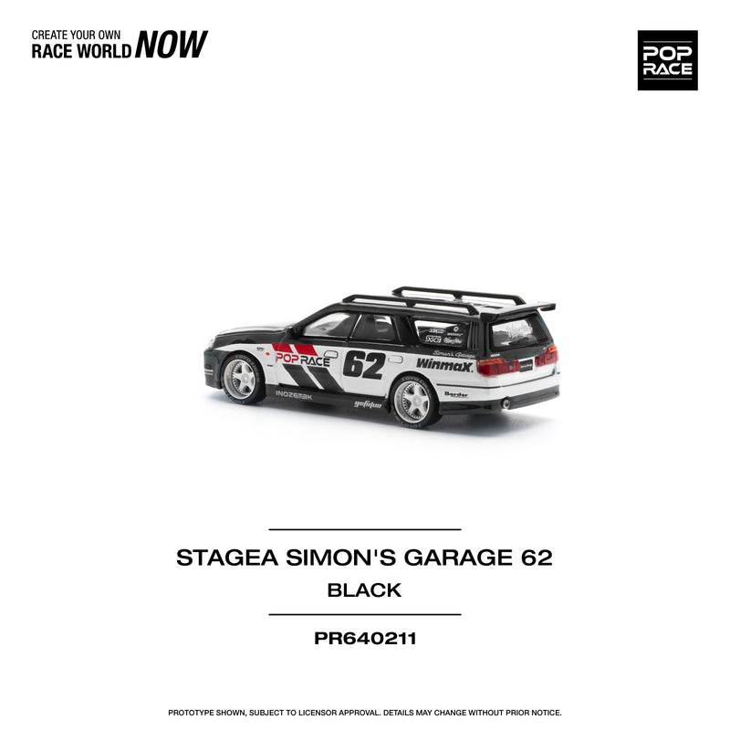 *PREORDER* Pop Race 1:64 Nissan Stagea SIMON'S GARAGE