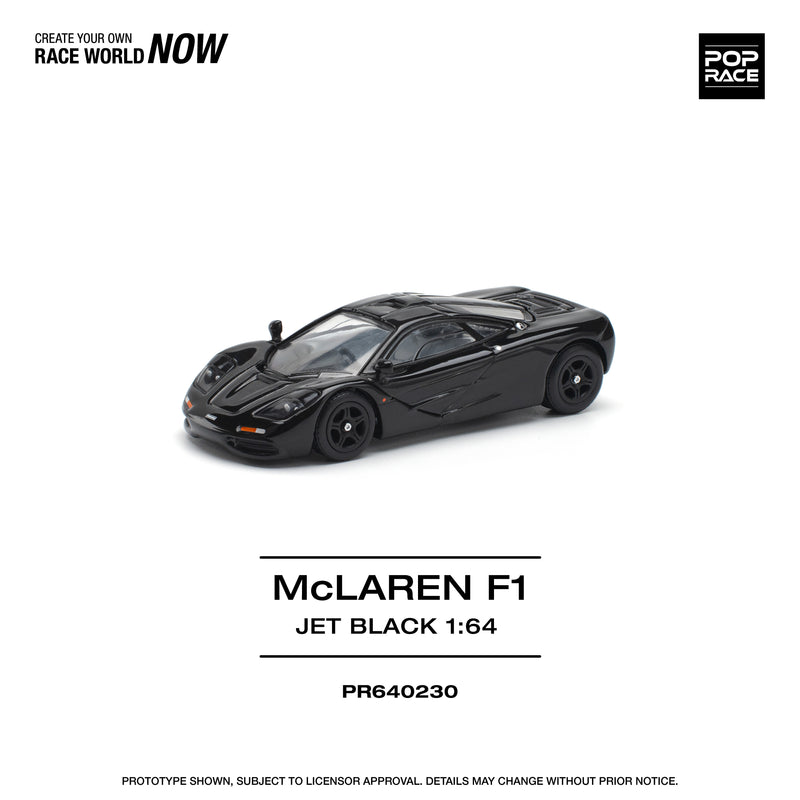 *PREORDER* Pop Race 1:64 McLaren F1 in Jet Black