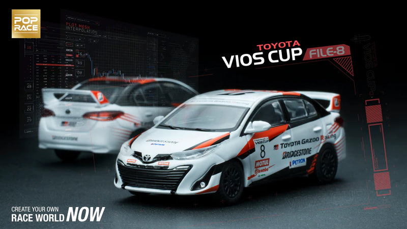 Pop Race 1/64 Toyota GR VIOS CUP