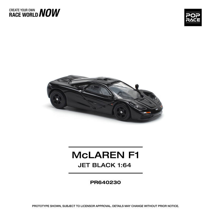 *PREORDER* Pop Race 1:64 McLaren F1 in Jet Black