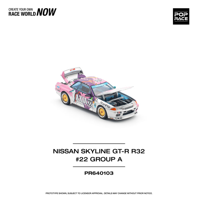 *PREORDER* Pop Race 1:64 Nissan Skyline GT-R R32