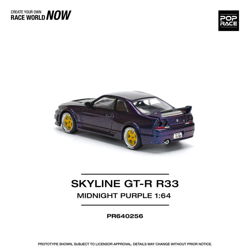 *PREORDER* Pop Race 1:64 Nissan Skyline (BNCR33) NISMO in Midnight Purple