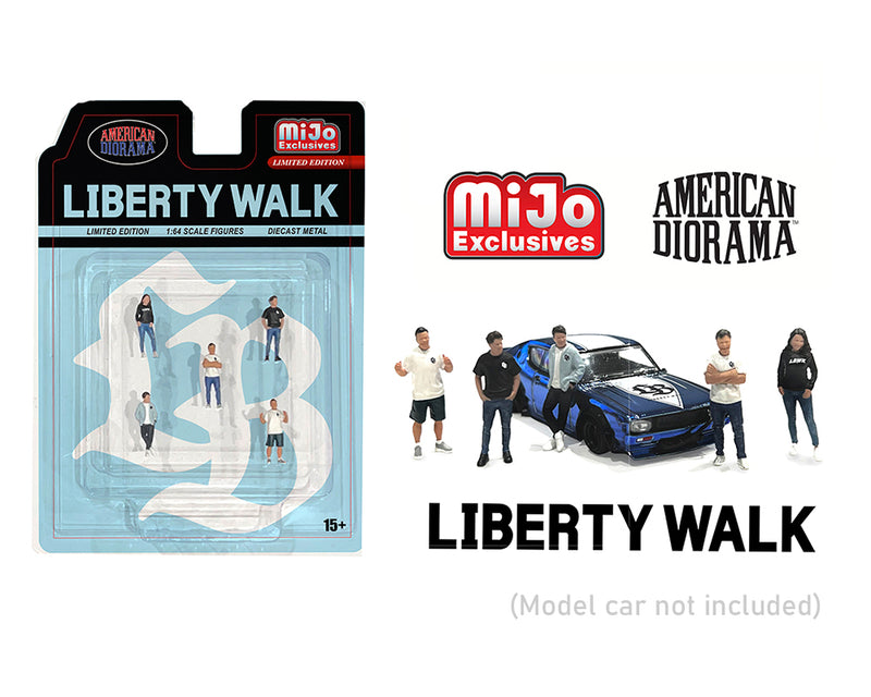 *PREORDER* American Diorama 1:64 Figures Liberty Walk Team