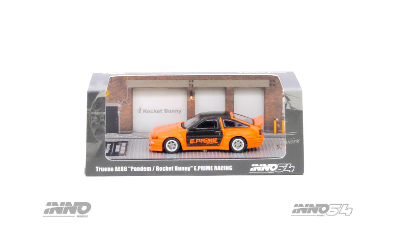 INNO64 1/64 Toyota Corolla Trueno AE86 "Pandem / Rocket Bunny" E. Prime Racing