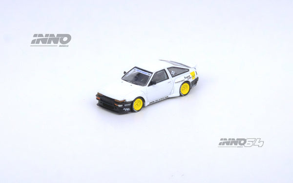 INNO64 1/64 Toyota Corolla Trueno AE86 "Pandem / Rocket Bunny" in White