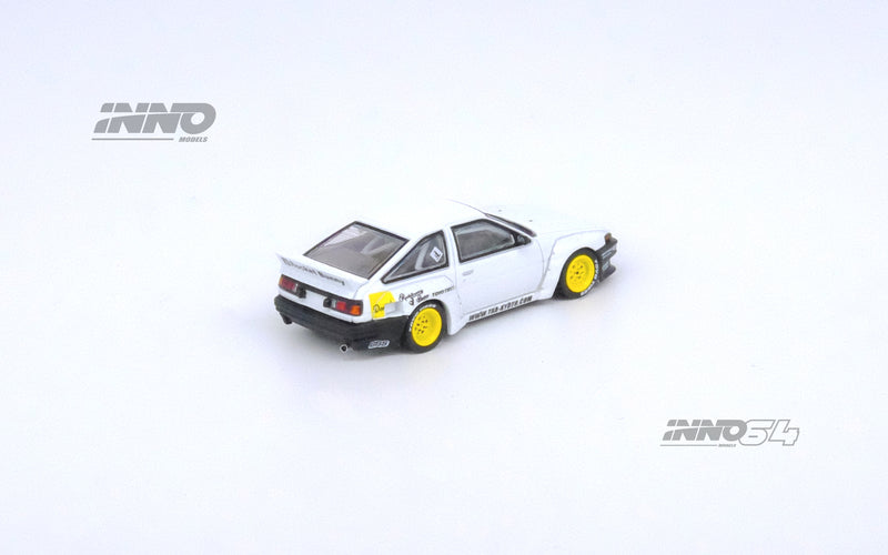 INNO64 1/64 Toyota Corolla Trueno AE86 "Pandem / Rocket Bunny" in White