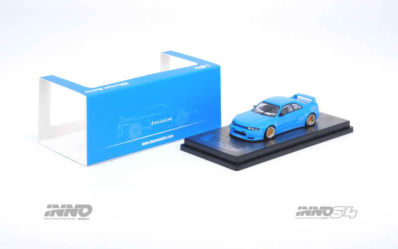 INNO64 1:64 Nissan Skyline GT-R (R33) "Pandem / Rocket Bunny" in Blue