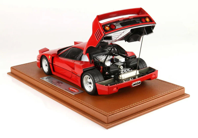 BBR Models 1:18 Ferrari F40 Gianni Agnelli Personal Car in Rossa Corsa