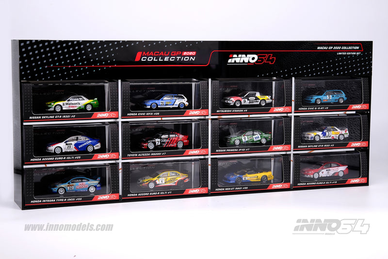 INNO64 1:64 Macau Grand Prix Collection 2020 12 Piece Die-cast Box Set