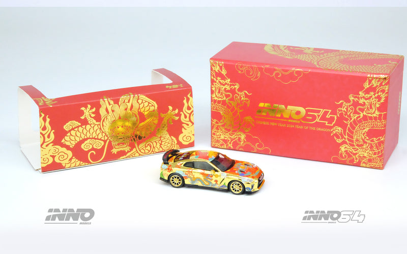 INNO64 1/64 Nissan Skyline GT-R (R35) Year of the Dragon Chinese New Year 2024 Edition