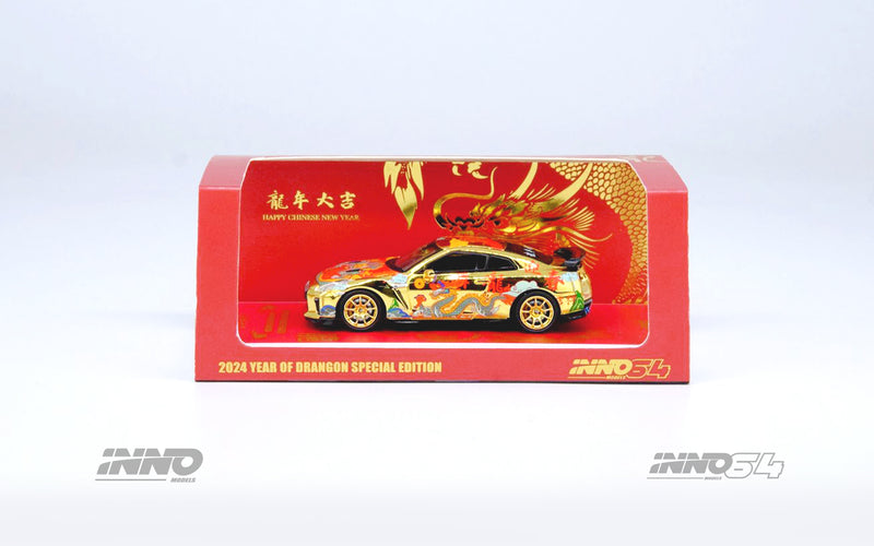 INNO64 1/64 Nissan Skyline GT-R (R35) Year of the Dragon Chinese New Year 2024 Edition