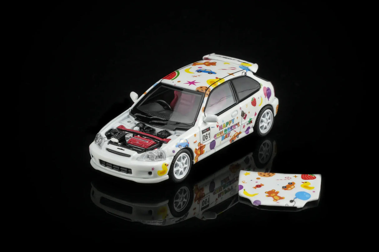 MotorHelix 1:64 Honda Civic Type-R (EK9) Children's Day Edition