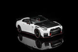 MotorHelix 1:18 Nissan GT-R NISMO (R35) Special Edition 2022 Brilliant White Pearl