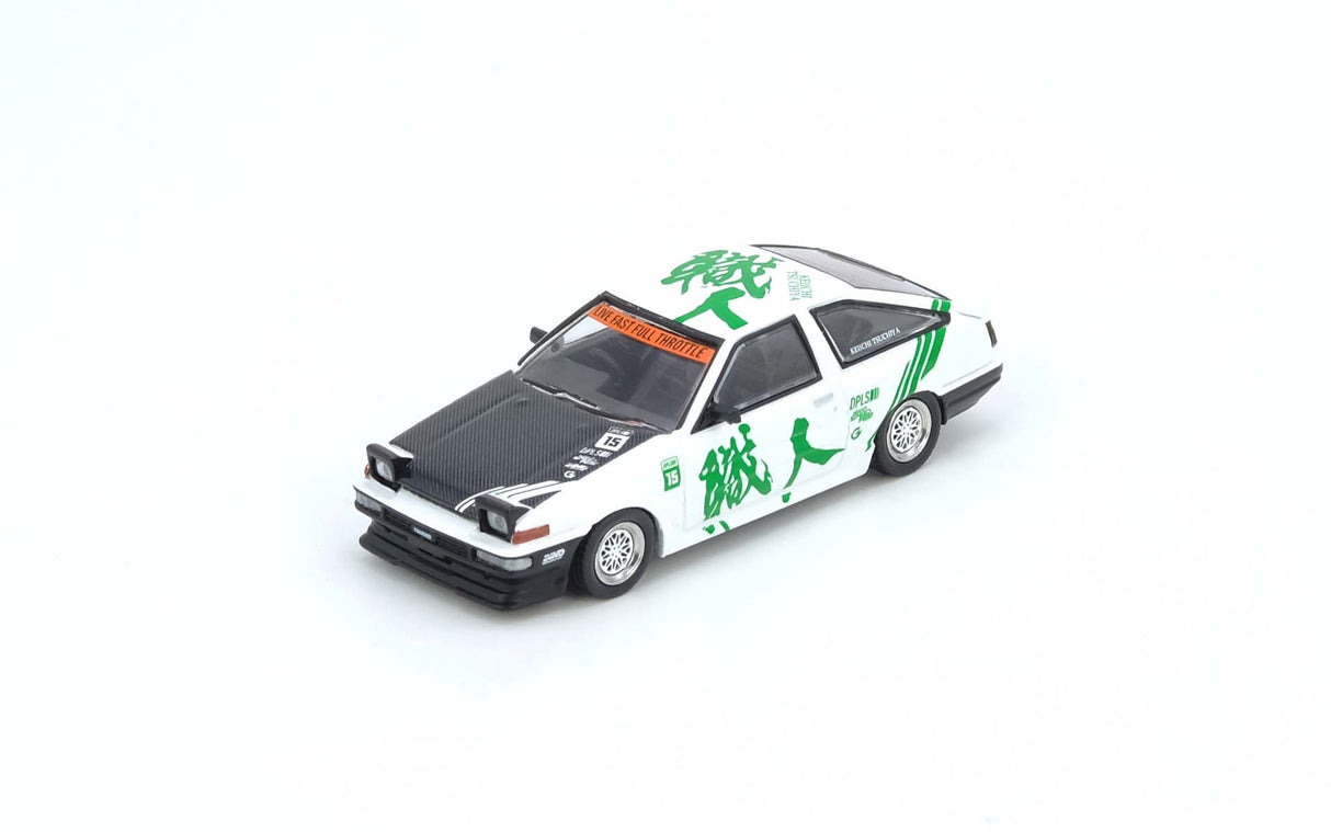 INNO64 1:64 TOYOTA SPRINTER TRUENO AE86 "KEIICHI TSUCHIYA" Limited Edition