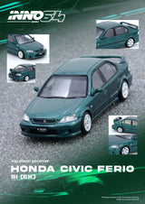 INNO64 1:64 Honda Civic Ferio Si (EK) in Green