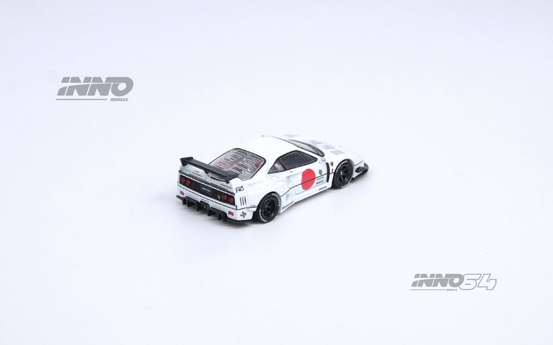 INNO64 1:64 Ferrari F40 Liberty Walk Tokyo Auto Salon 2023 Edition in White