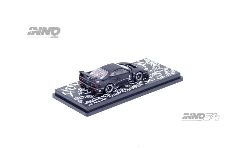 INNO64 1/64 Ferrari F40 Liberty Walk in Matte Black HK Toycar Salon 2023 Special Edition