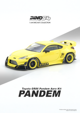 *PREORDER* INNO64 1:64 Toyota GR86 "PANDEM" in Yellow