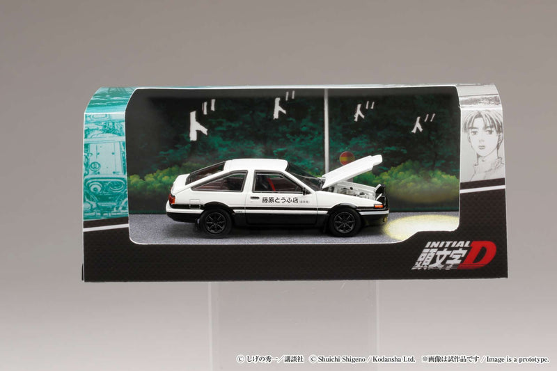 Hobby Japan 1:64 Toyota Sprinter Trueno GT Apex (AE86) Initial D with Wataru Akiyama