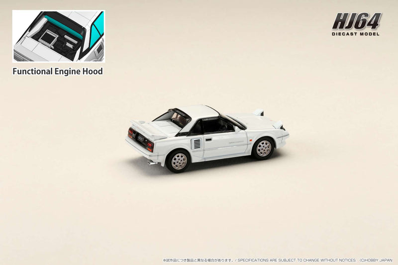 Hobby Japan 1:64 Toyota MR2 1600G-Limited Supercharged 1986 in Super White II