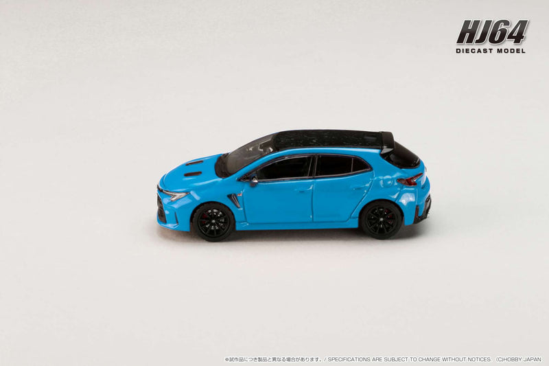 Hobby Japan 1:64 Toyota GR Corolla RZ in Cyan Metallic