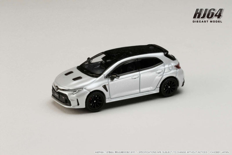 Hobby Japan 1:64 Toyota GR Corolla RZ in Platinum White Pearl Mica