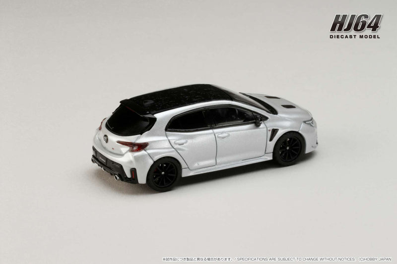 Hobby Japan 1:64 Toyota GR Corolla RZ in Platinum White Pearl Mica