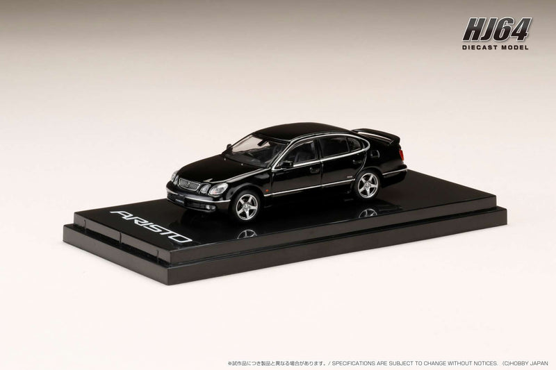 *PREORDER* Hobby Japan 1:64 Toyota Aristo (V300) Vertex Edition Early Version in Black