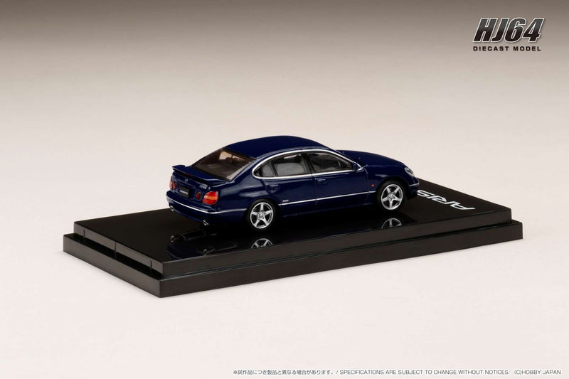 *PREORDER* Hobby Japan 1:64 Toyota Aristo (V300) Vertex Edition Early Version in Dark Blue Mica