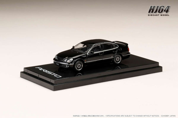 *PREORDER* Hobby Japan 1:64 Toyota Aristo (V300) Vertex Edition Early Custom Version in Black