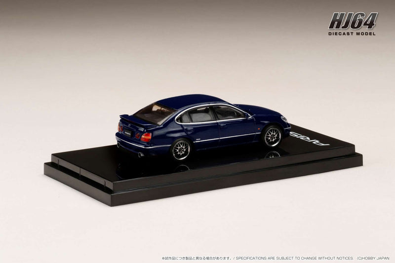 *PREORDER* Hobby Japan 1:64 Toyota Aristo (V300) Vertex Edition Early Custom Version in Dark Blue Mica