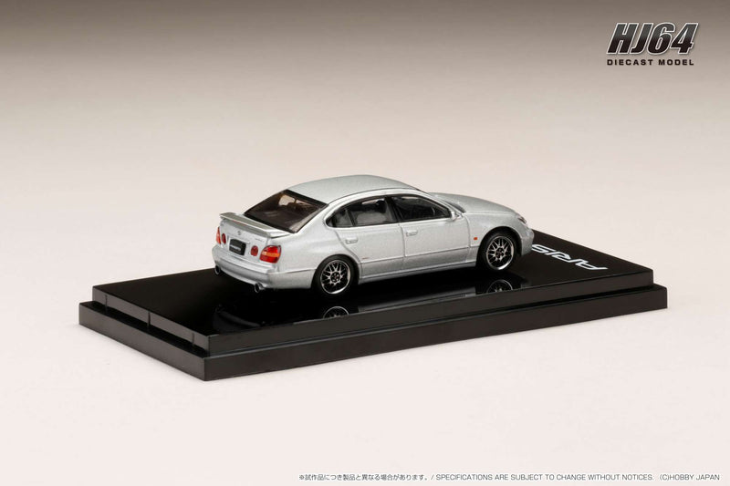 *PREORDER* Hobby Japan 1:64 Toyota Aristo (V300) Vertex Edition Early Custom Version in Silver Metallic